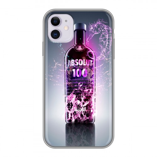 Дизайнерский силиконовый чехол для Iphone 11 Absolut