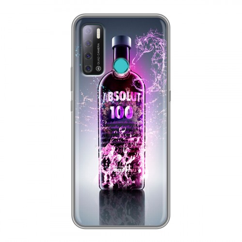 Дизайнерский силиконовый с усиленными углами чехол для Tecno Pouvoir 4 Absolut