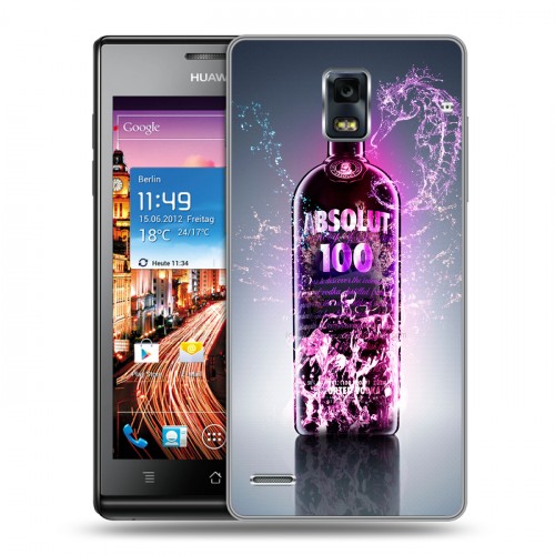 Дизайнерский пластиковый чехол для Huawei Ascend P1 Absolut