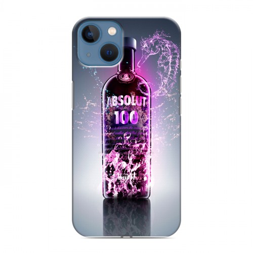 Дизайнерский силиконовый чехол для Iphone 13 Absolut