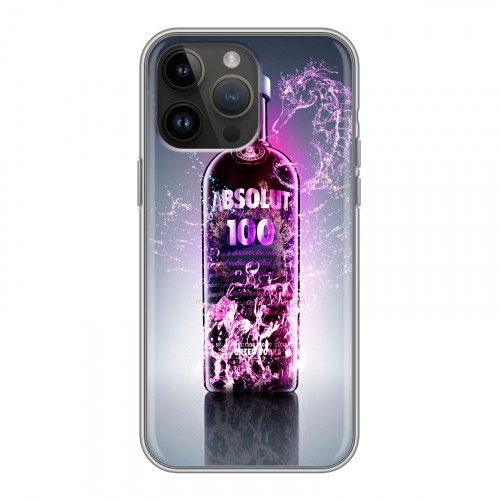Дизайнерский силиконовый чехол для Iphone 14 Pro Max Absolut