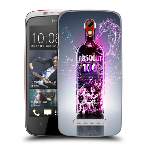 Дизайнерский пластиковый чехол для HTC Desire 500 Absolut