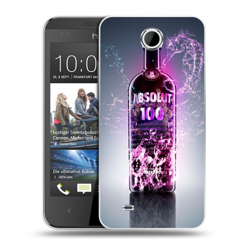 Дизайнерский пластиковый чехол для HTC Desire 300 Absolut