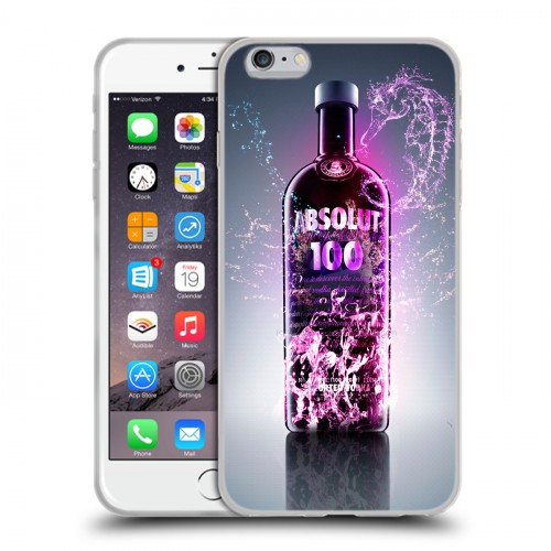 Дизайнерский силиконовый чехол для Iphone 6 Plus/6s Plus Absolut