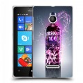 Дизайнерский пластиковый чехол для Microsoft Lumia 435 Absolut