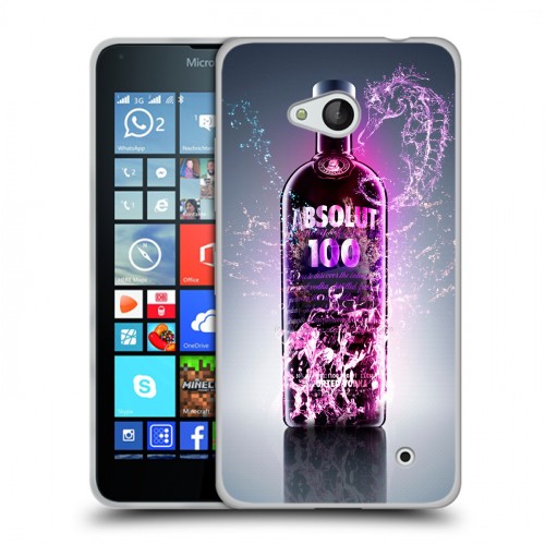 Дизайнерский пластиковый чехол для Microsoft Lumia 640 Absolut