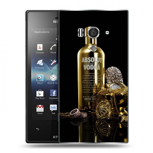 Дизайнерский пластиковый чехол для Sony Xperia acro S Absolut