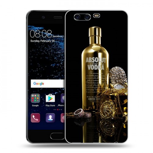 Дизайнерский пластиковый чехол для Huawei P10 Absolut