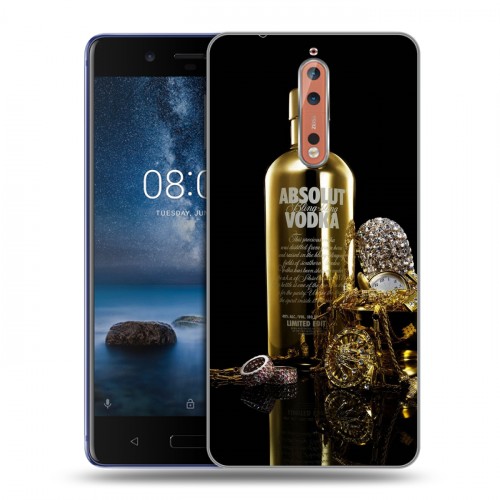 Дизайнерский пластиковый чехол для Nokia 8 Absolut