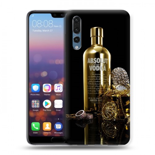 Дизайнерский силиконовый с усиленными углами чехол для Huawei P20 Pro Absolut