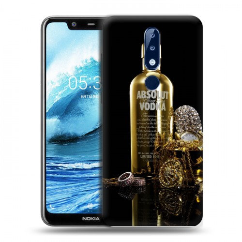 Дизайнерский силиконовый чехол для Nokia 5.1 Plus Absolut