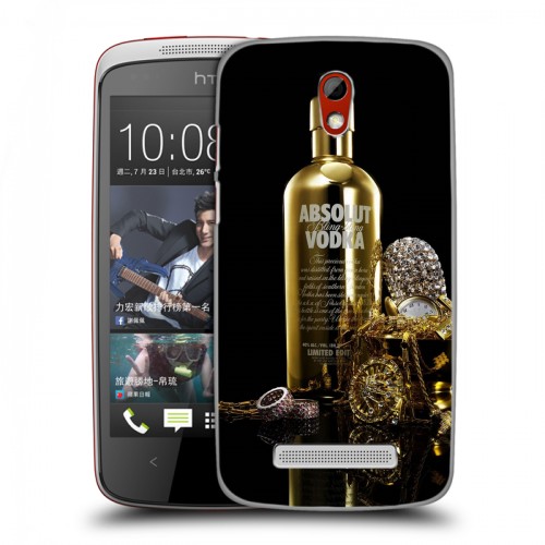 Дизайнерский пластиковый чехол для HTC Desire 500 Absolut