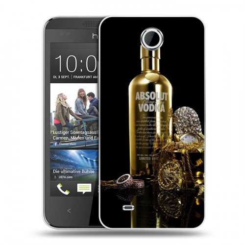 Дизайнерский пластиковый чехол для HTC Desire 300 Absolut