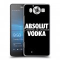 Дизайнерский пластиковый чехол для Microsoft Lumia 950 Absolut