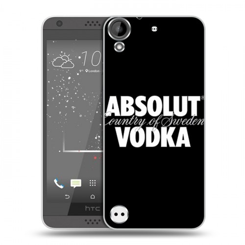 Дизайнерский пластиковый чехол для HTC Desire 530 Absolut