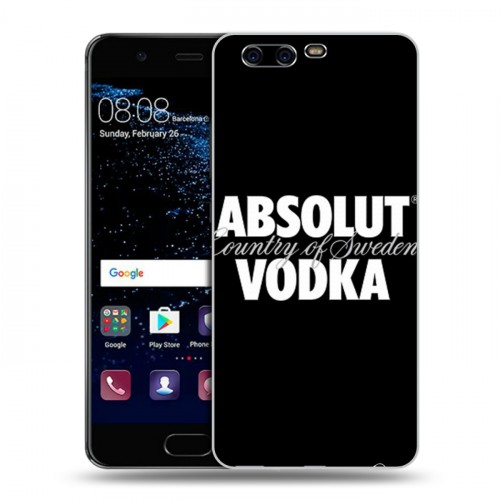 Дизайнерский пластиковый чехол для Huawei P10 Absolut