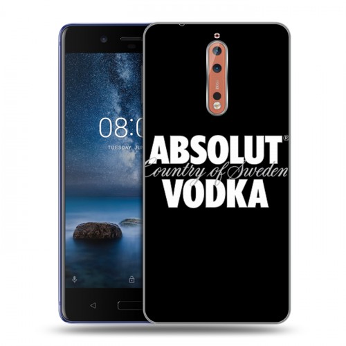 Дизайнерский пластиковый чехол для Nokia 8 Absolut