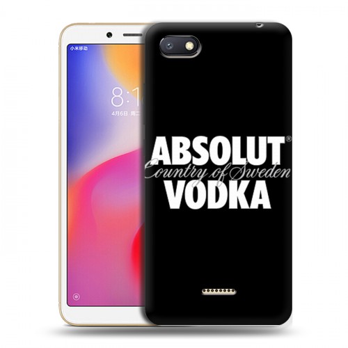 Дизайнерский пластиковый чехол для Xiaomi RedMi 6A Absolut