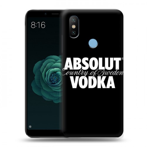 Дизайнерский силиконовый чехол для Xiaomi Mi A2 Absolut