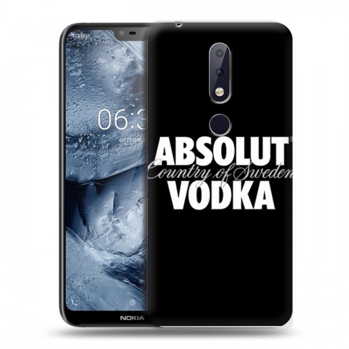 Дизайнерский пластиковый чехол для Nokia 6.1 Plus Absolut