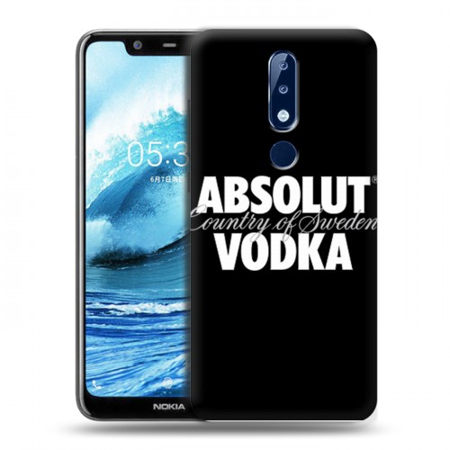 Дизайнерский силиконовый чехол для Nokia 5.1 Plus Absolut