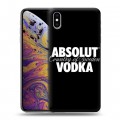 Дизайнерский силиконовый чехол для Iphone Xs Max Absolut