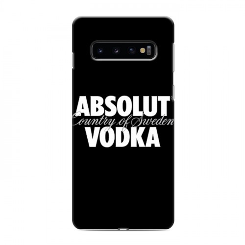 Дизайнерский силиконовый чехол для Samsung Galaxy S10 Absolut