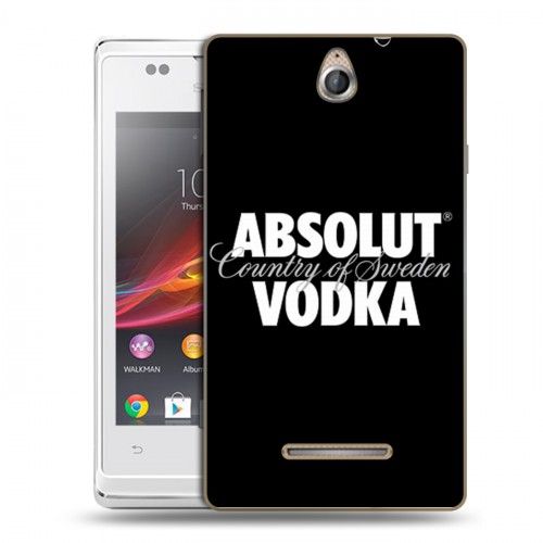 Дизайнерский пластиковый чехол для Sony Xperia E Absolut