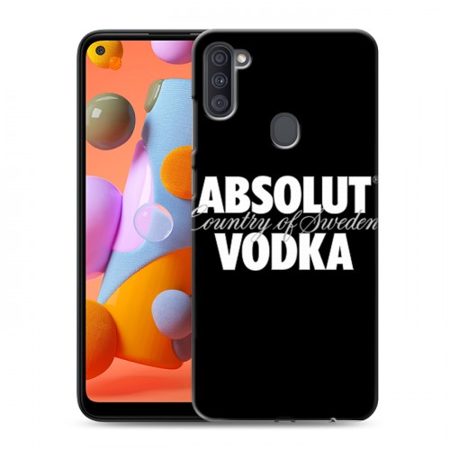 Дизайнерский силиконовый с усиленными углами чехол для Samsung Galaxy A11 Absolut