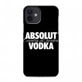 Дизайнерский силиконовый чехол для Iphone 12 Absolut