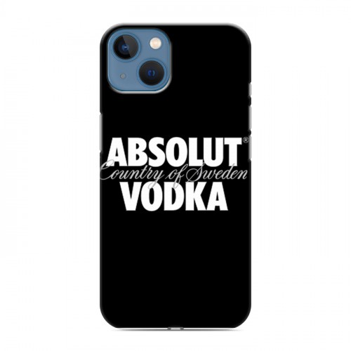 Дизайнерский силиконовый чехол для Iphone 13 Absolut