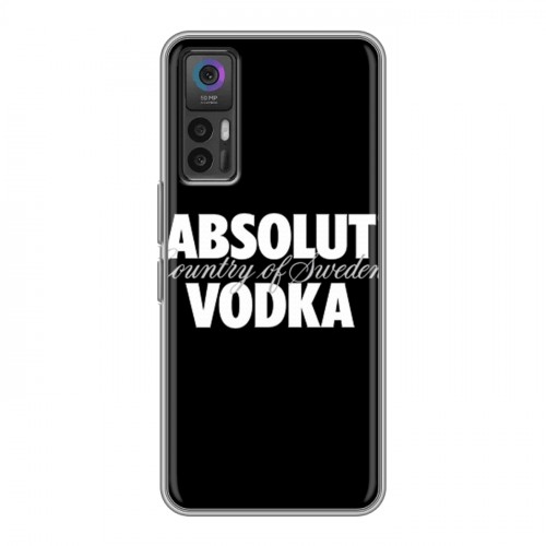 Дизайнерский силиконовый чехол для TCL 30 Absolut