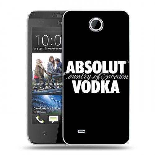 Дизайнерский пластиковый чехол для HTC Desire 300 Absolut