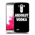 Дизайнерский пластиковый чехол для LG G3 (Dual-LTE) Absolut