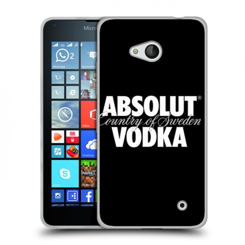 Дизайнерский пластиковый чехол для Microsoft Lumia 640 Absolut