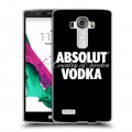 Дизайнерский пластиковый чехол для LG G4 Absolut