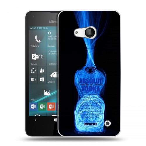 Дизайнерский пластиковый чехол для Microsoft Lumia 550 Absolut