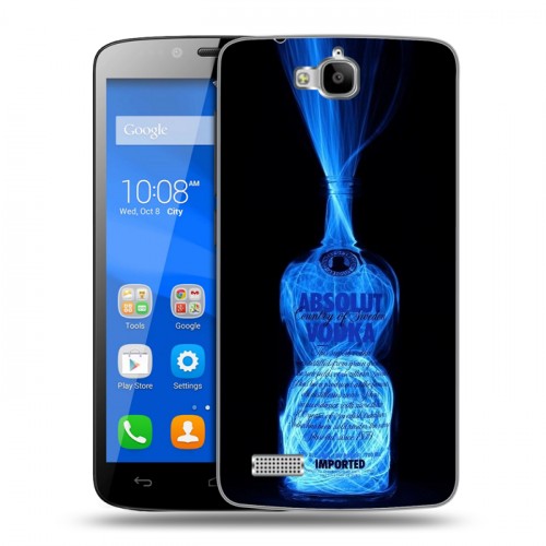 Дизайнерский пластиковый чехол для Huawei Honor 3C Lite Absolut