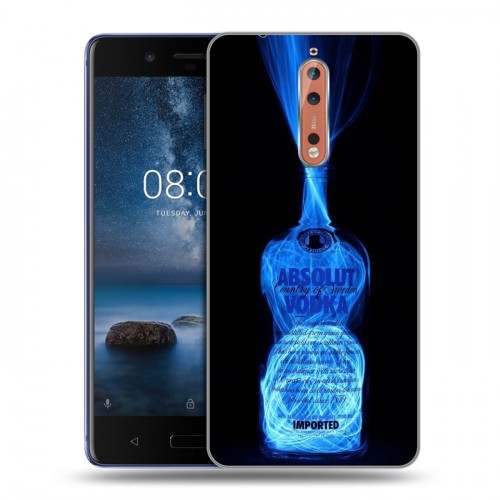 Дизайнерский пластиковый чехол для Nokia 8 Absolut