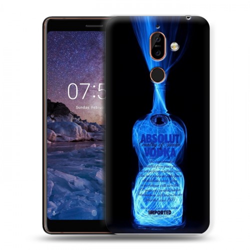 Дизайнерский пластиковый чехол для Nokia 7 Plus Absolut