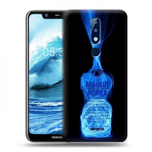 Дизайнерский силиконовый чехол для Nokia 5.1 Plus Absolut