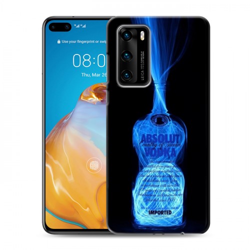 Дизайнерский пластиковый чехол для Huawei P40 Absolut