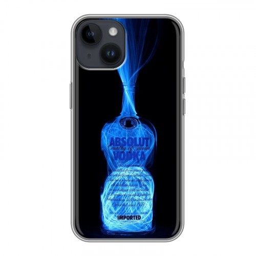 Дизайнерский пластиковый чехол для Iphone 14 Absolut