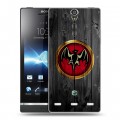 Дизайнерский пластиковый чехол для Sony Xperia S Bacardi