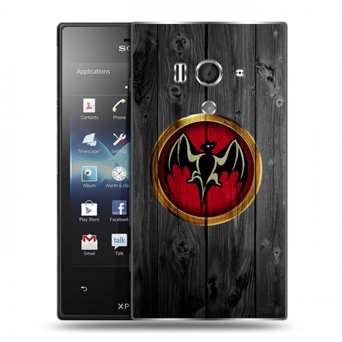 Дизайнерский пластиковый чехол для Sony Xperia acro S Bacardi