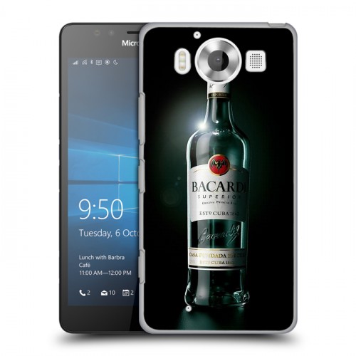 Дизайнерский пластиковый чехол для Microsoft Lumia 950 Bacardi