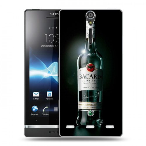 Дизайнерский пластиковый чехол для Sony Xperia S Bacardi