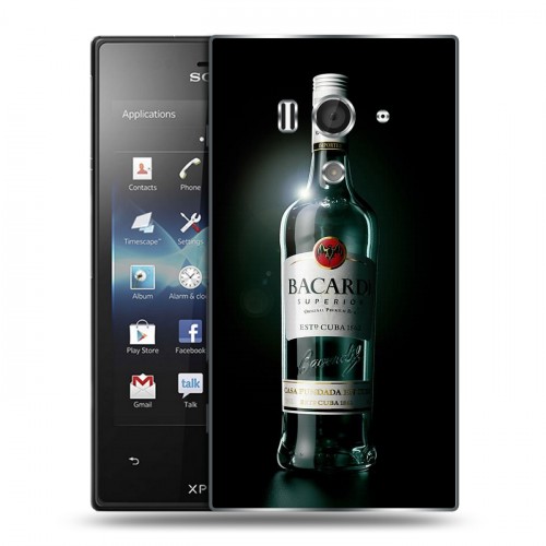 Дизайнерский пластиковый чехол для Sony Xperia acro S Bacardi