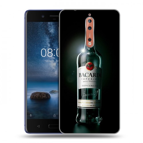 Дизайнерский пластиковый чехол для Nokia 8 Bacardi