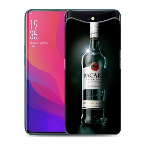 Дизайнерский силиконовый чехол для OPPO Find X Bacardi